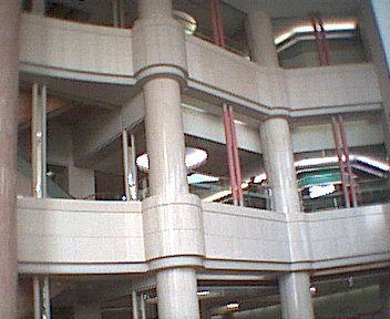 The reception of the Cancer Centre